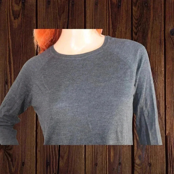 Zara Grey Knit Sweater S - Picture 4 of 8